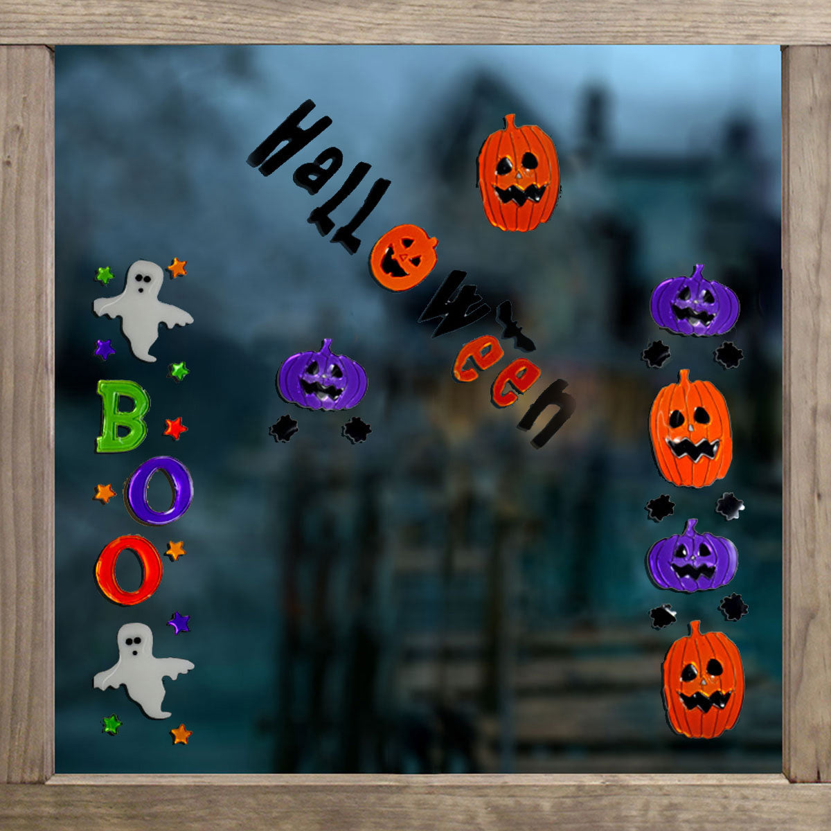 Halloween Window Gel Stickers