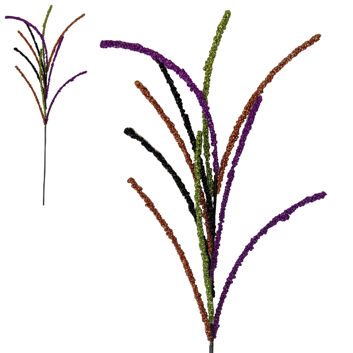 Multicoloured Halloween Glitter Spray - 65cm
