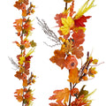 Autumn Fall Decorated Pumpkin & Berry Garland - 150cm