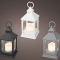 Traditional Lantern with Warm White Battery Operated LED Candle