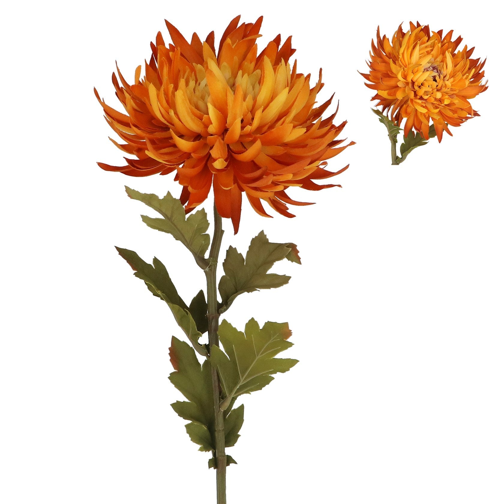 Gisela Graham - Golden Yellow Chrysanthemum - Stem 62cm