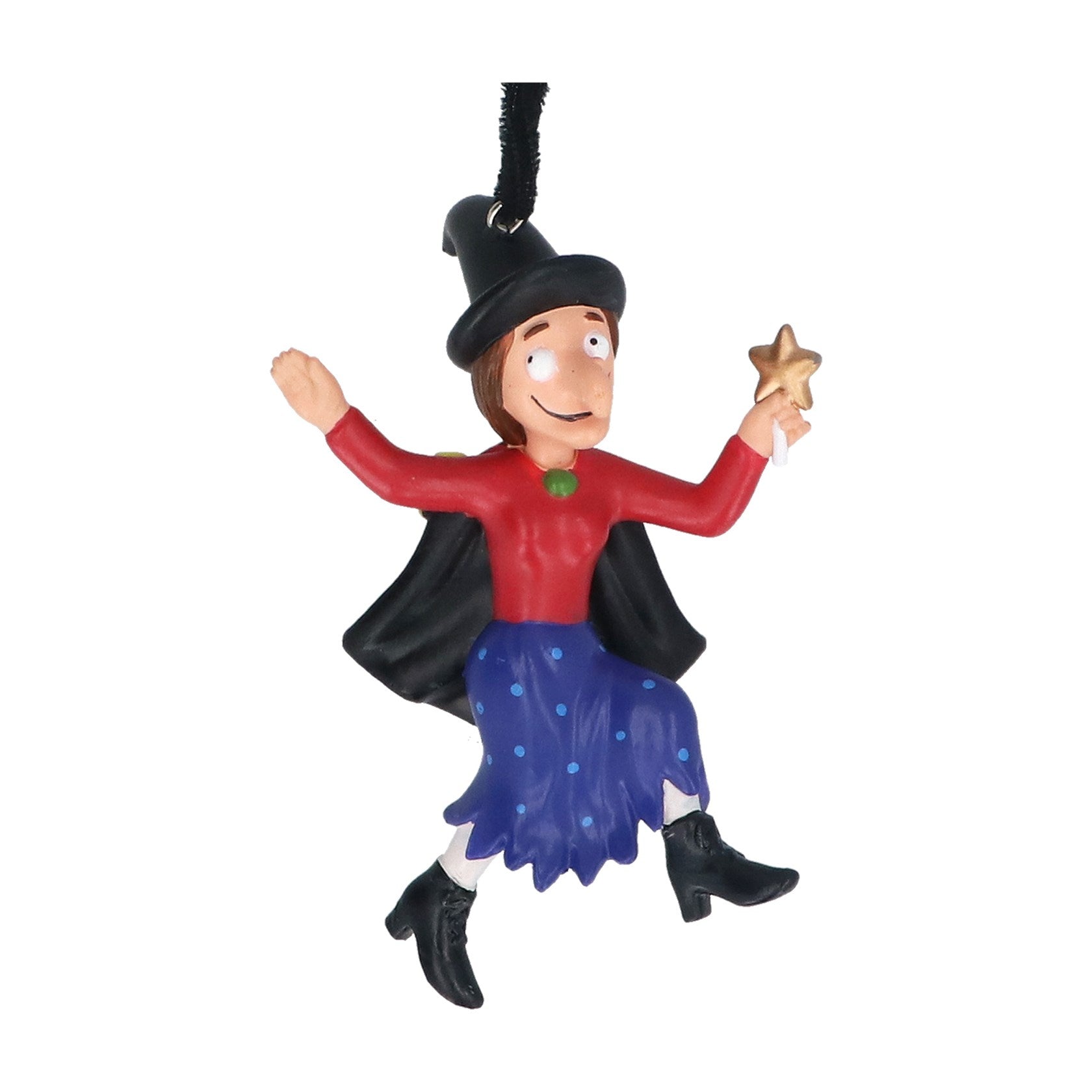 Gisela Graham - Room on The Broom Hanging Ornament