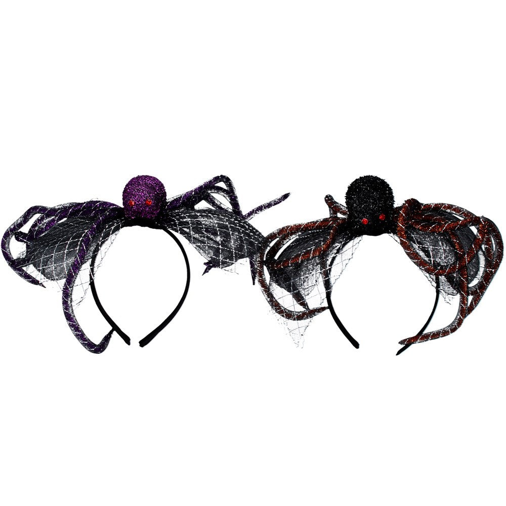 Gisela Graham Polyester Spider Headband - 18cm