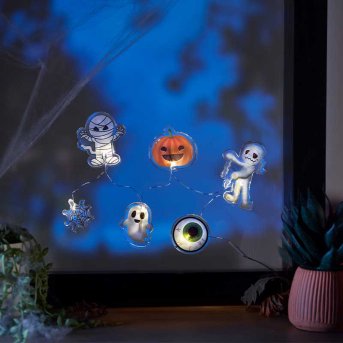 InLit Scary Squad Gel Light Up Window Sticker Set