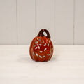 Orange Ceramic Pumpkin Tea Light