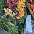Pine Cone & Autumn Maple Leaf Spray