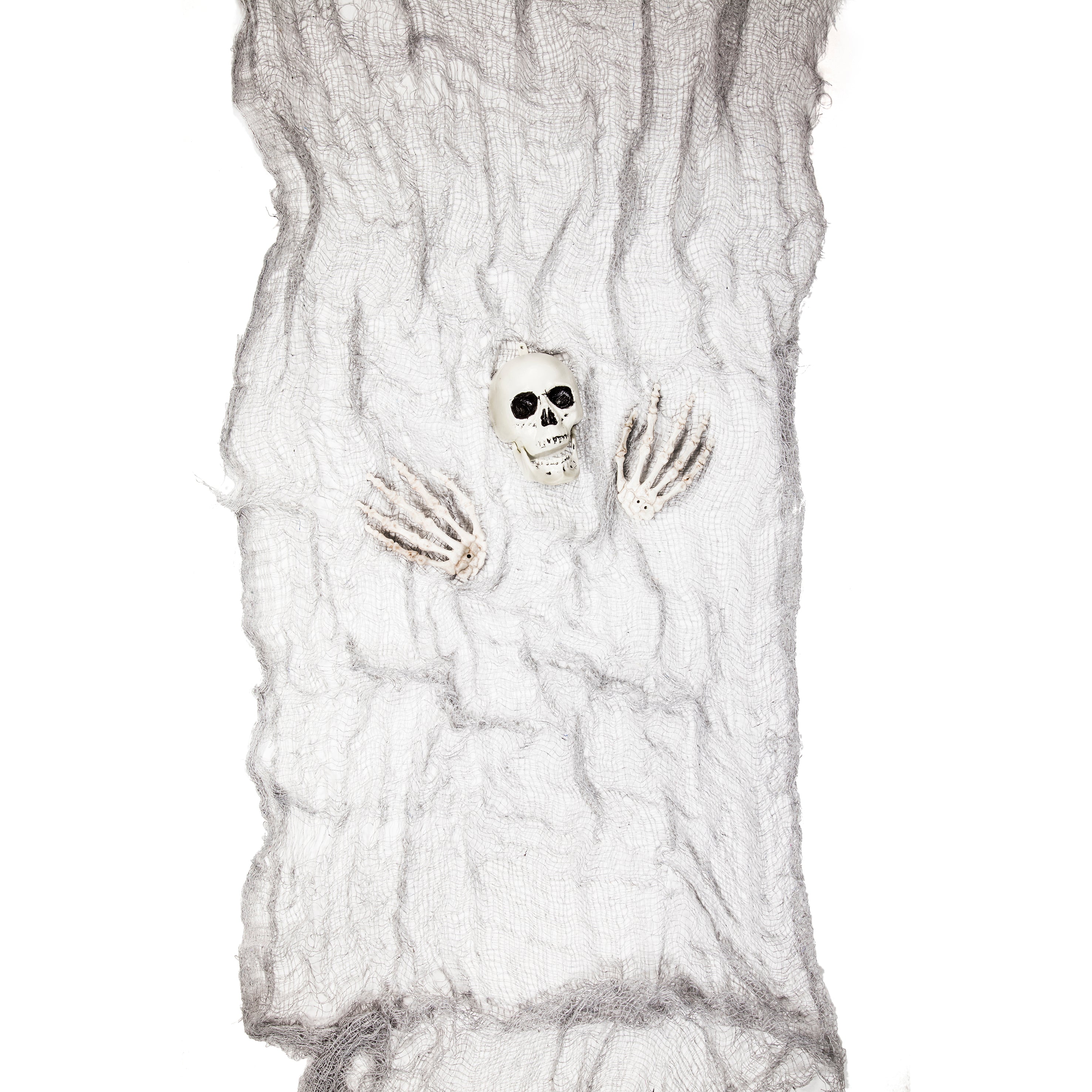 Halloween Creepy Cloth with Skull & Hands 3m