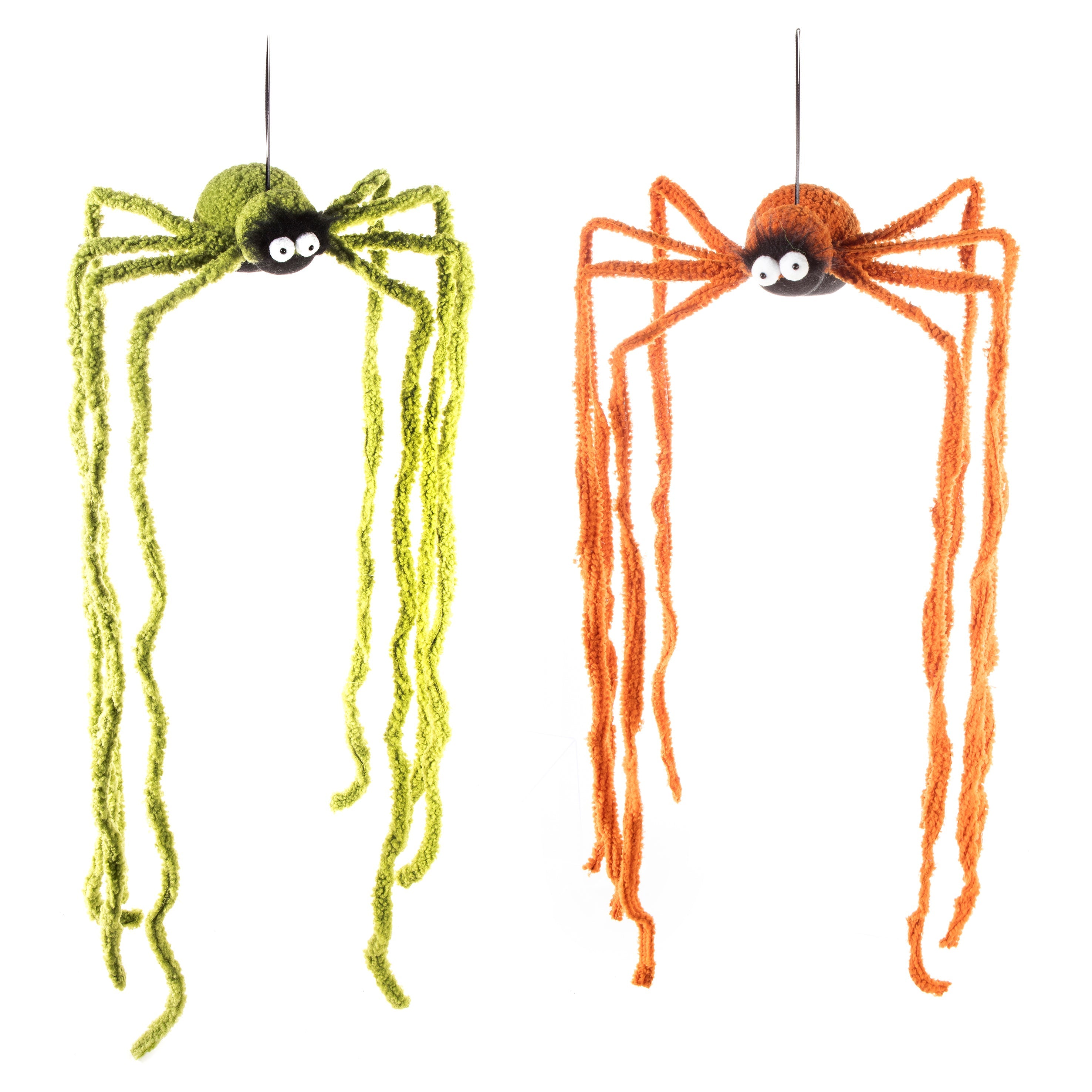 Giant Halloween Long Legs Spider with Googly Eyes 80cm