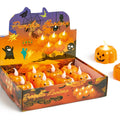 Halloween Spooky Battery Operated Pumpkin Tea Light Candle