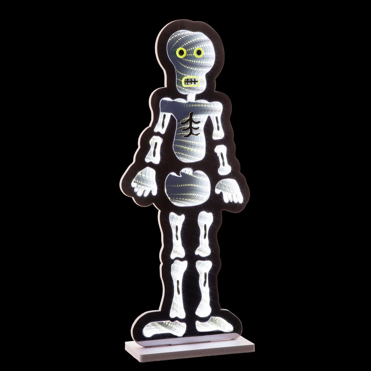 Lit Skeleton Infinity Mirror with 5m Lead 60cm
