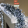 Premier - Cold / Cool White LED Multi Action Christmas Cluster Lights ClusterBrights Green Cable