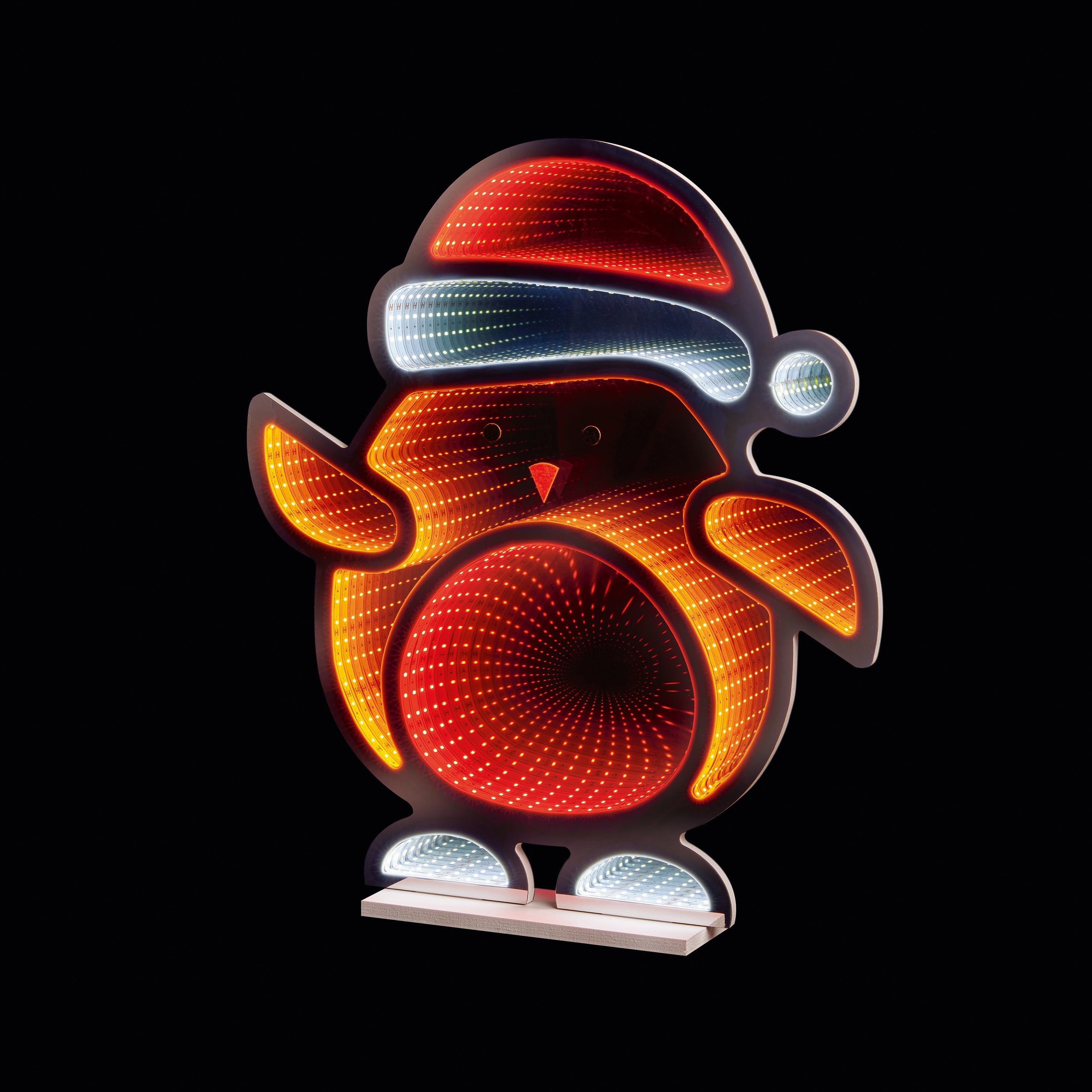 Premier Standing Red Robin Infinity Mirror Light 60cm