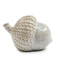 Mottled Grey Ceramic Acorn Ornament