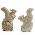 Glazed Ceramic Squirrel Ornament