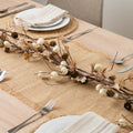 Autumn Brown & Cream Mini Pumpkin, Pinecone & Leaf Twiggy Garland -150cm