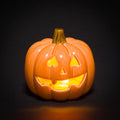 Light Up LED Ceramic Halloween Pumpkin