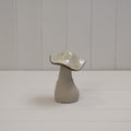 Beige Mottle Ceramic Mushroom Decoration - 13.5cm