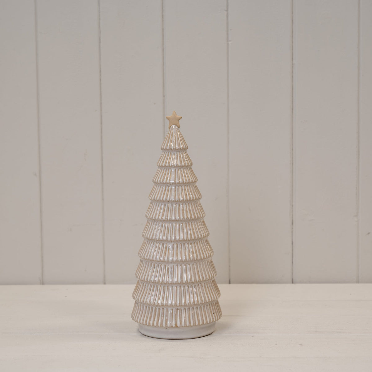 Glazed Ceramic Christmas Tree Ornament