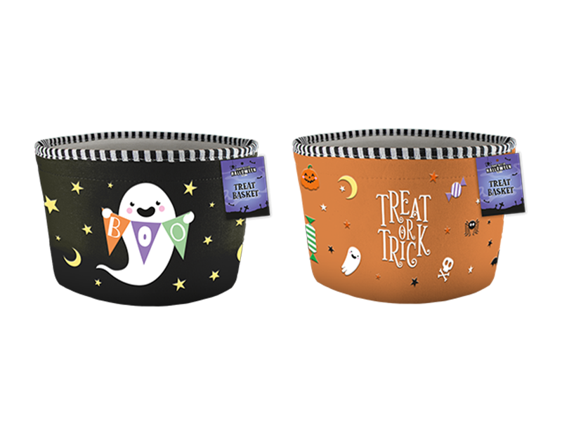 Halloween Embroidered Treat Basket