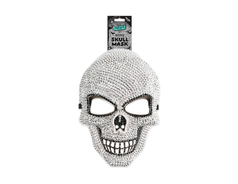Halloween Jewelled Skull Mask