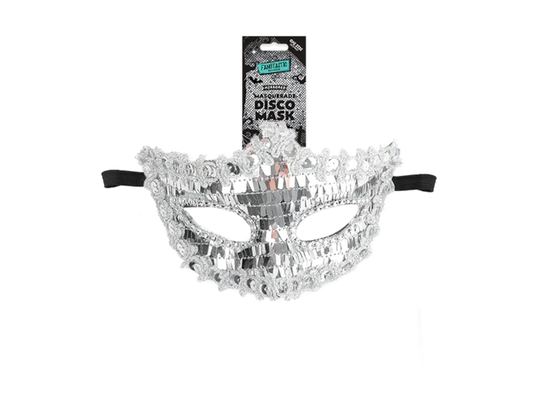 Halloween Disco Mirrored Masquerade Mask
