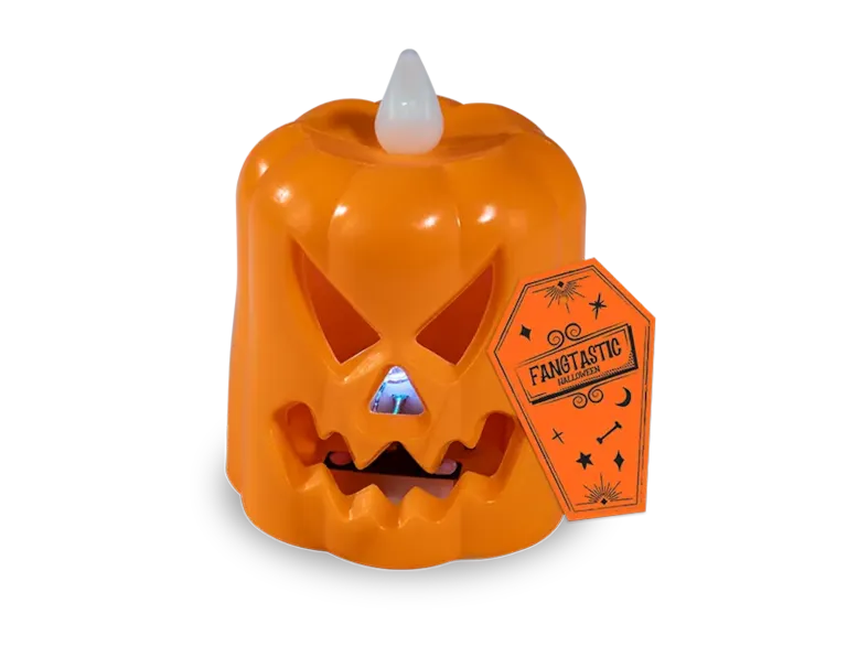 Halloween LED Pumpkin Candle