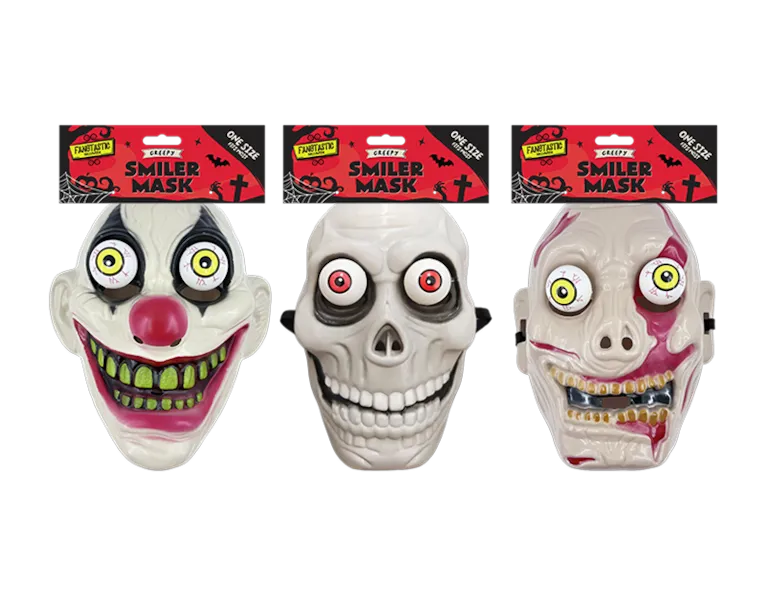 Halloween Crazy Eyes & Smile Mask