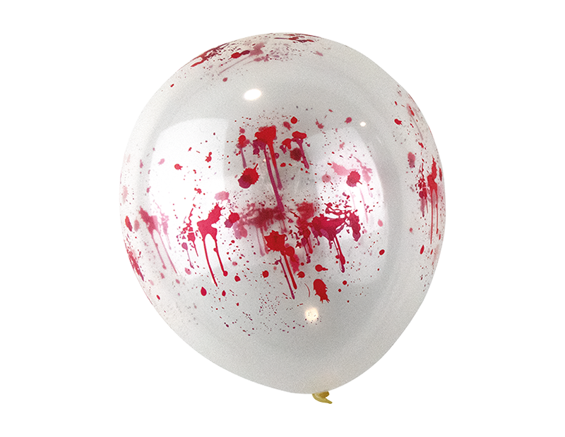Halloween 12" Blood Effect Balloons Pack of 5