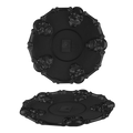 Black Halloween Skull Serving Platter 35cm