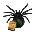 Halloween Black Neon Bead Squishy Spider