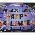 Happy Halloween Foil Balloon Banner