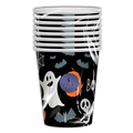 Halloween Paper Party Cups 270ml - Pack of 8