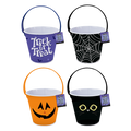Halloween Metal Treat Bucket - 10cm