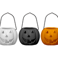Halloween Pumpkin Tealight Holder with Handle