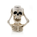 Halloween White Skeleton Tealight Holder