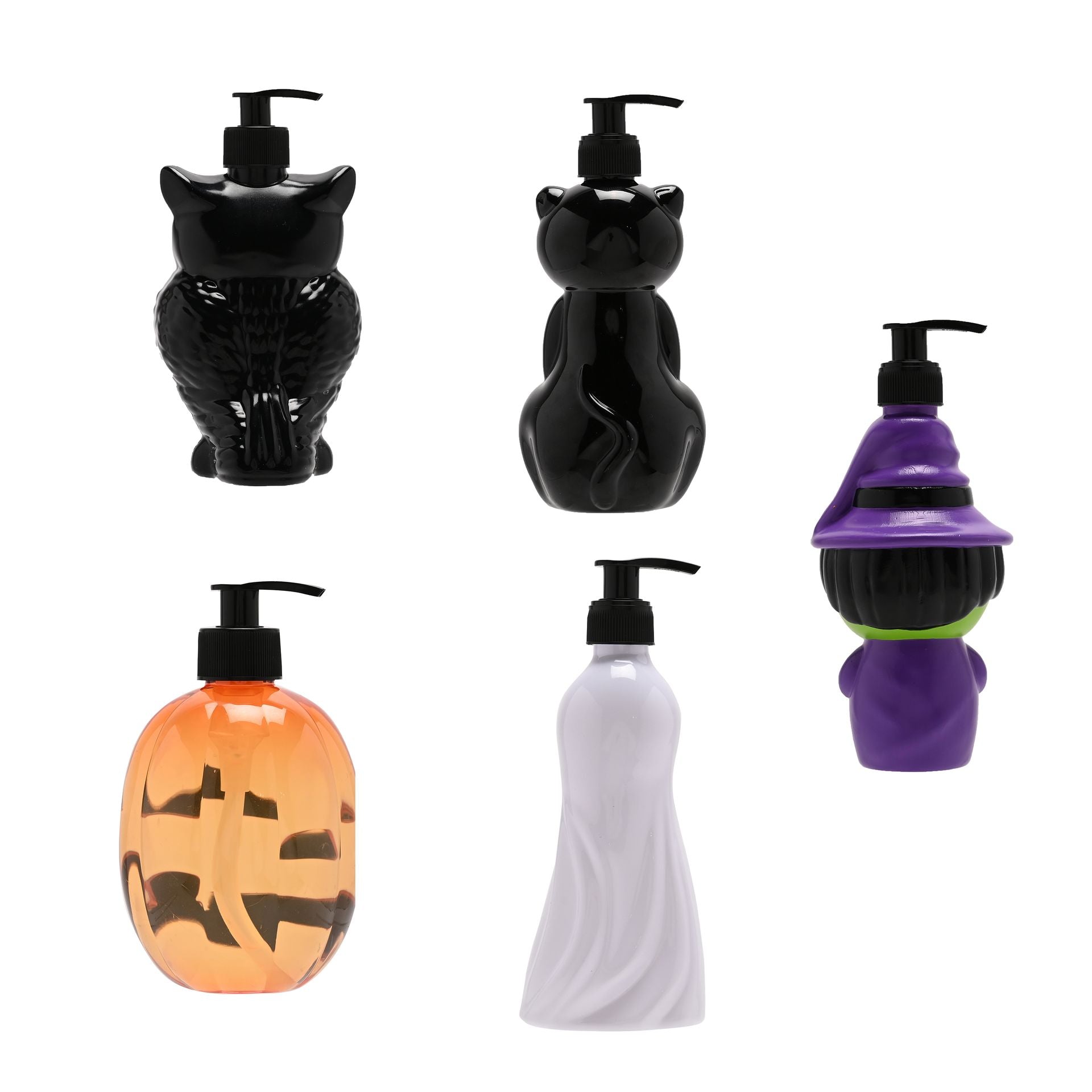 Halloween Character Hand Soap Dispenser Filled with Pumpkin Spice Fragrance Soap