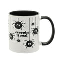Halloween Black Handled Creepin It Real Mug