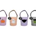 Halloween Character Woven Bucket Bag