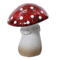 Terracotta Red Spotted Mushroom Toadstool Decoration - 8cm