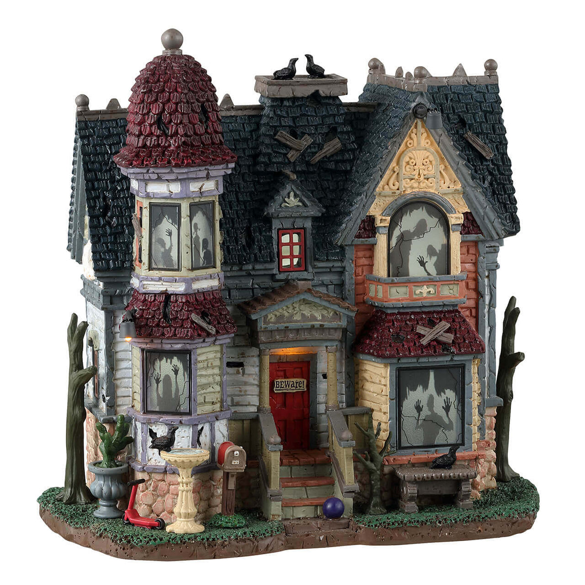 Lemax Spooky Town - The House Of Shadows with Lights