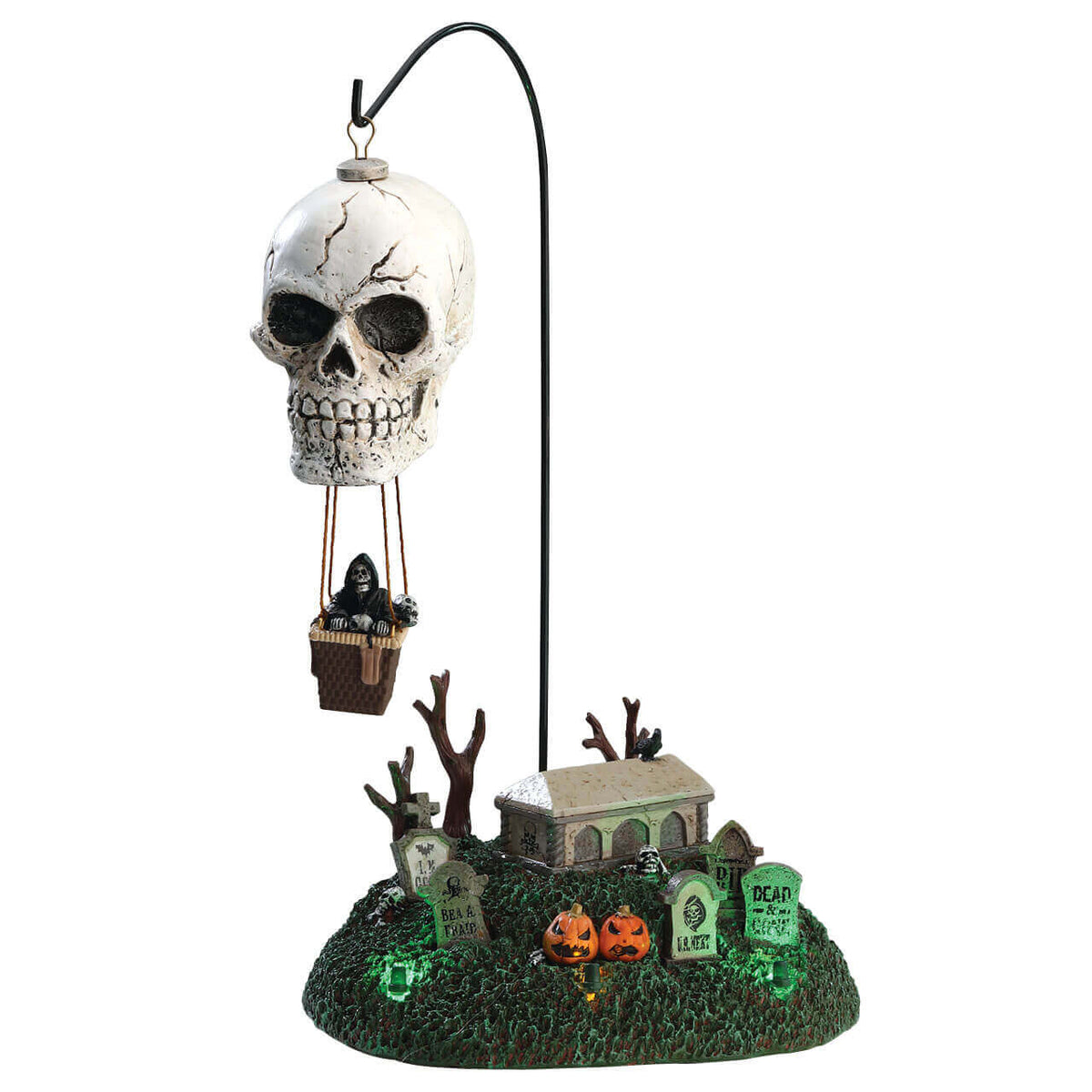 Lemax Spooky Town - Reaper's Landing Hot Air Balloon with Lights & Motion