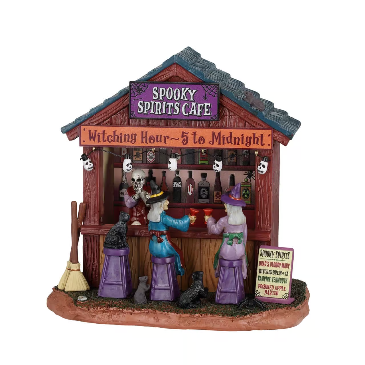 NEW Lemax Spooky Town - Spooky Spirits Cafe Halloween Village
