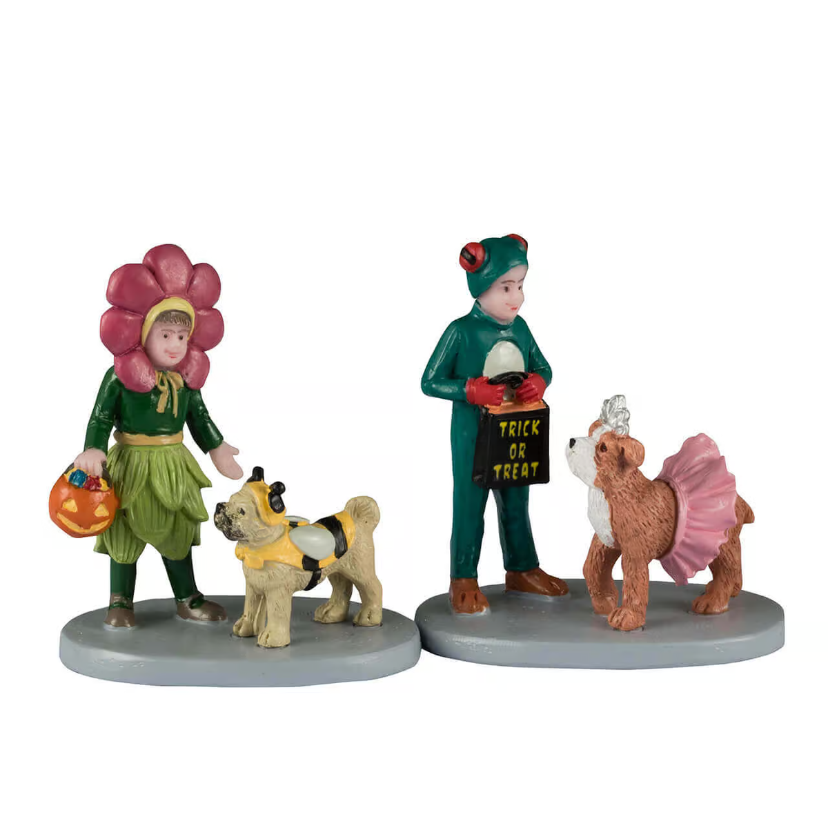 Lemax Spooky Town - Costumed Companions Set of 2 Halloween Village Figurines