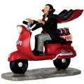 Lemax Spooky Town - Vampire Blood Run Moped Halloween Figurine