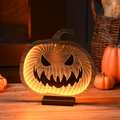 Festive Halloween Infinity Mirror Pumpkin - 30cm