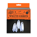 Pack of 3 Halloween White Hanging Ghost Decorations