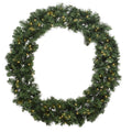 Warm White PreLit LED Imperial Wreath Indoor and Outdoor