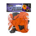 Halloween Orange & Black Balloons - Pack of 24
