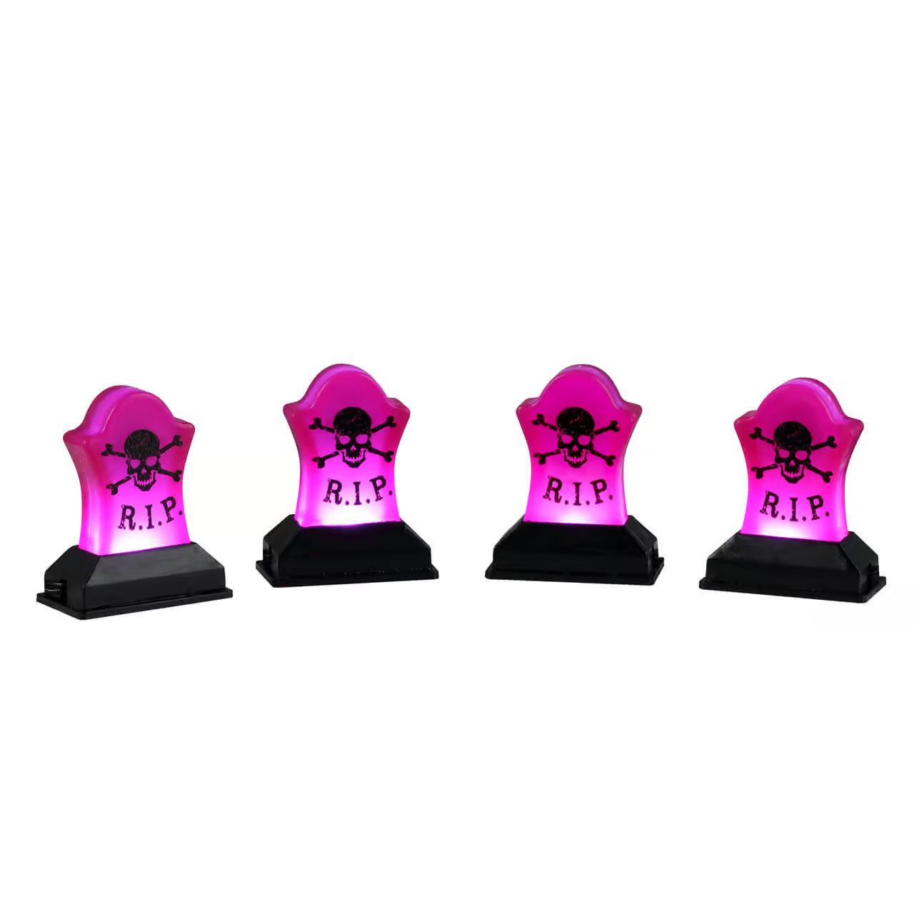 NEW Lemax Spooky Town - Light Up Pathway Lights Gravestones