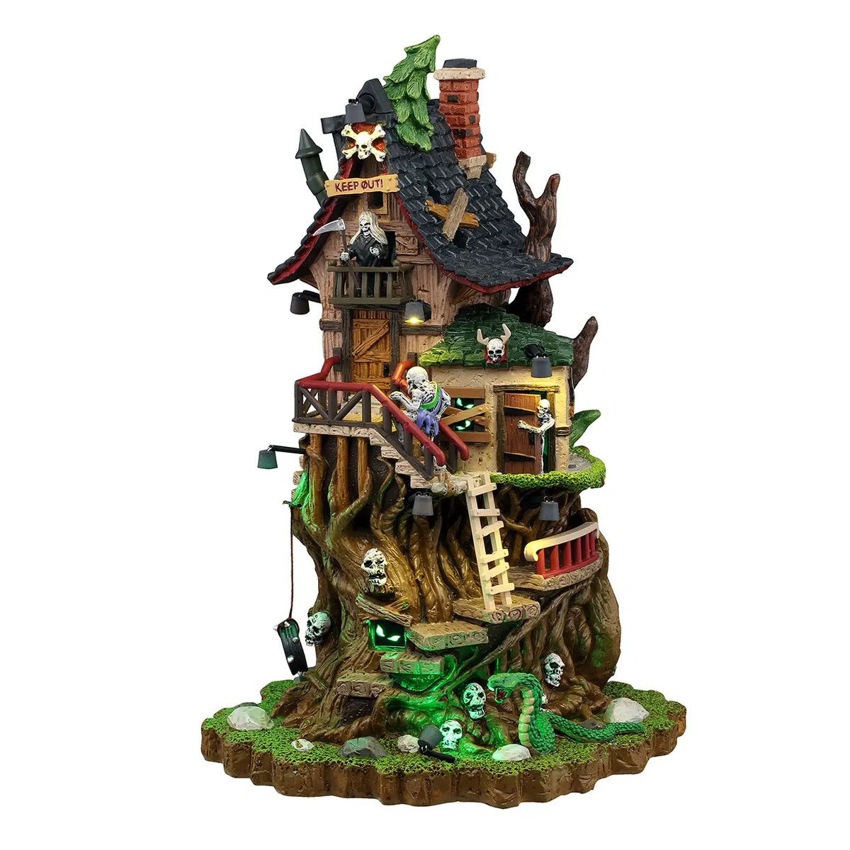 NEW Lemax Spooky Town - Petrified Forest Tree House